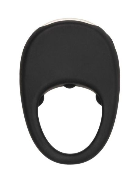 COUPLE'S ENHANCERS SILICONE RECHARGEABLE PLEASURE RING - BLACK