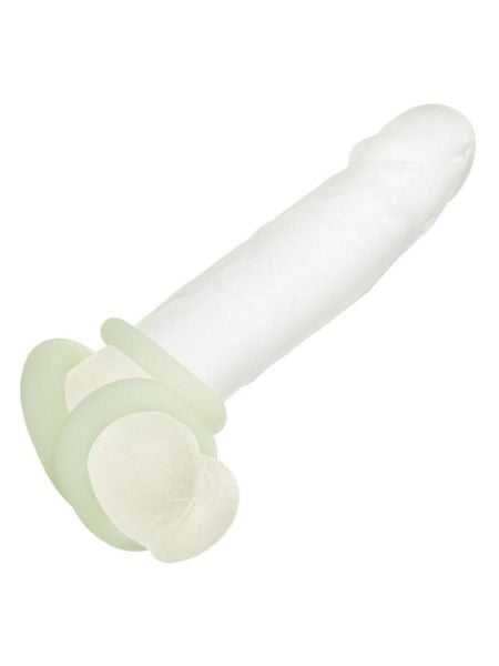 GLOW IN THE DARK LIQUID SILICONE 3 RING SET - WHITE