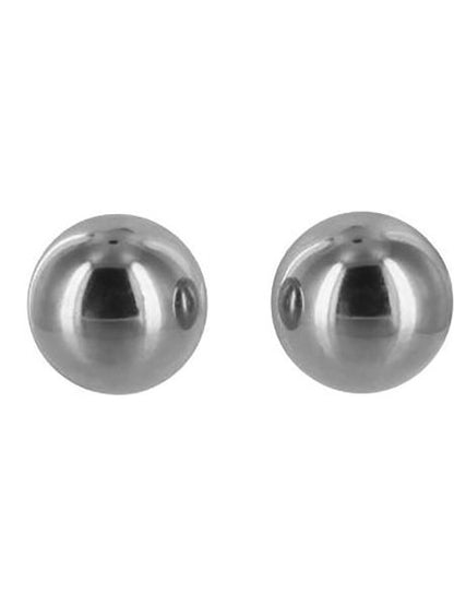 MASTER SERIES VENUS STAINLESS STEEL ORGASM BALLS - SILVER