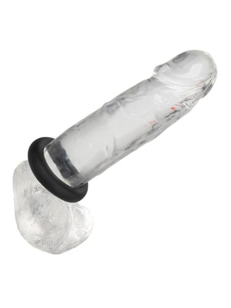 SILICONE PROLONG COCK RING - MEDIUM - BLACK
