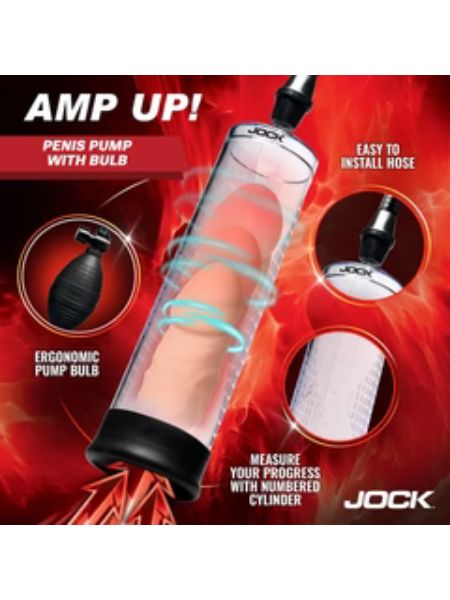 PENIS PUMP W/ BULB AMP UP