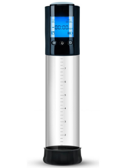 PERFORMANCE VX10 SMART PENIS PUMP 11.4IN - CLEAR