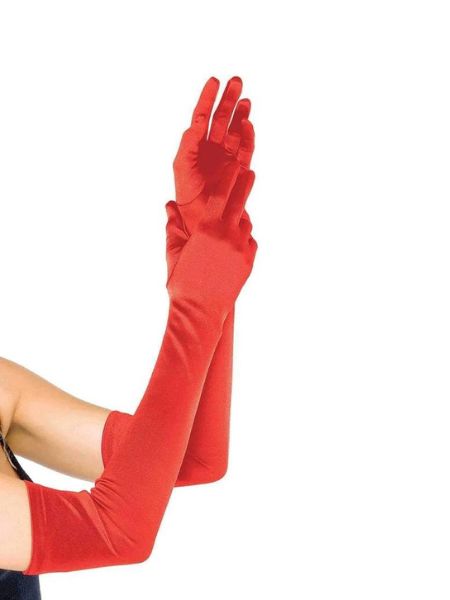 EXTRA LONG OPERA LENGTH SATIN GLOVES