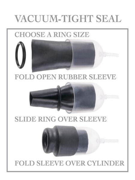 SUCK N'STROKE HEAD PUMP - BLACK