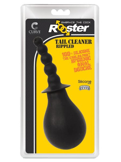 ROOSTER TAIL CLEANER RIPPLED - BLACK