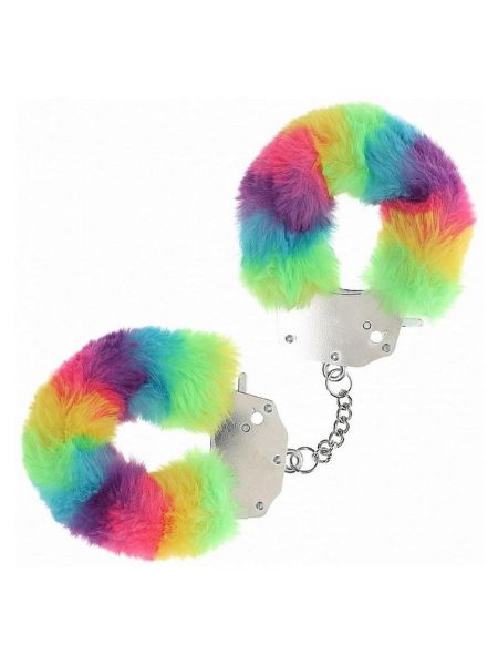 CLASSIC FLUFFY HANDCUFFS - MULTICOLOR