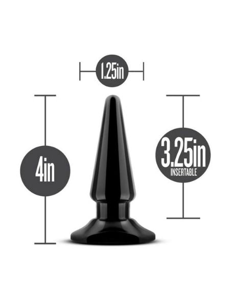 ANAL VIBRATING ANAL PLEASER WITH REMOTE CONTROL - BLACK