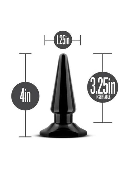 ANAL VIBRATING ANAL PLEASER WITH REMOTE CONTROL - BLACK