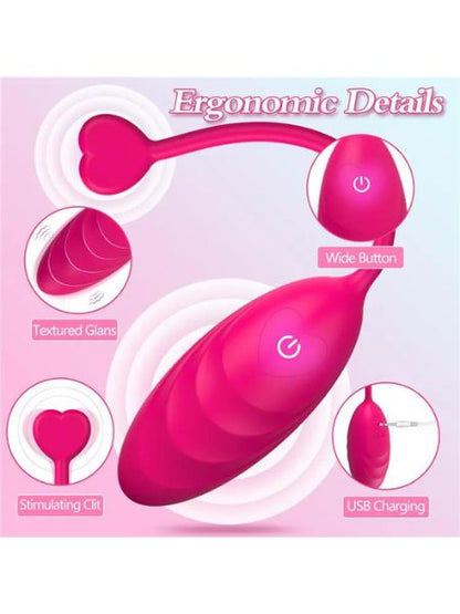 WIRELESS LOVE EGG VIBRATOR - USB RECHARGEABLE