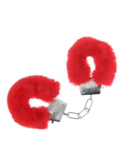 CLASSIC FLUFFY HANDCUFFS - RED