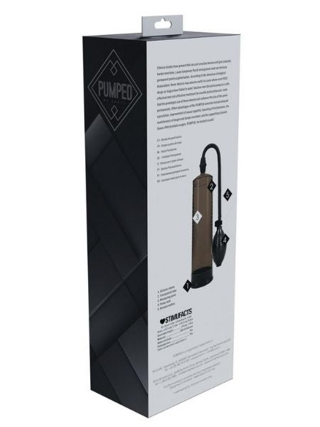 BASIC PUMP 1 WATER RESISTANT SILICONE PENIS PUMP - BLACK