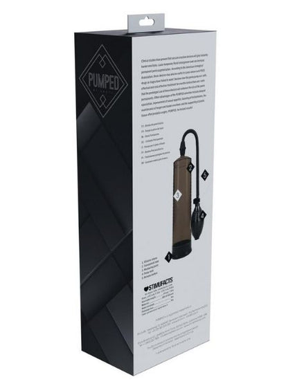 BASIC PUMP 1 WATER RESISTANT SILICONE PENIS PUMP - BLACK