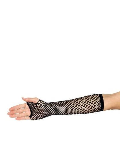 TRIANGLE NET FINGERLESS ARM WARMER GLOVES