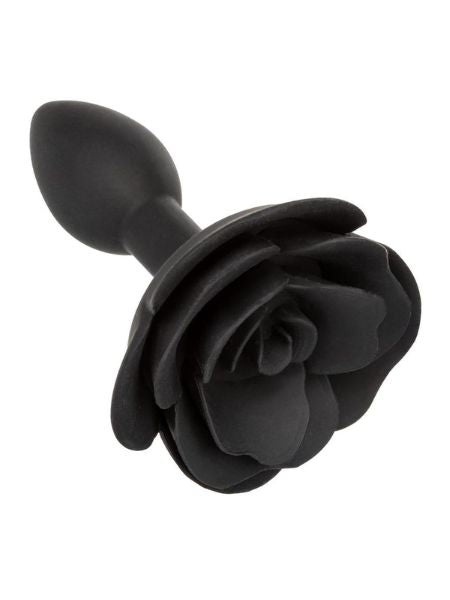 FORBIDDEN SMALL ROSE ANAL PLUG - BLACK