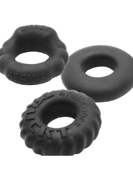 BONEMAKER 3 PK NIGHT COCKRINGS - BLACK