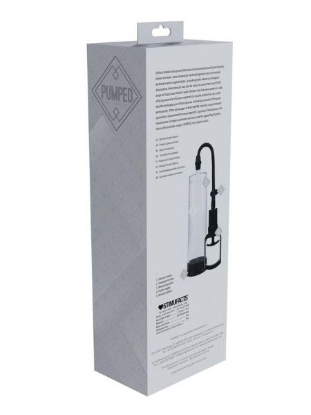 WATER RESISTANT SILICONE PENIS PUMP - CLEAR