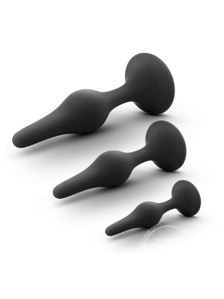 ANAL SILICONE BUTT PLUG - BLACK