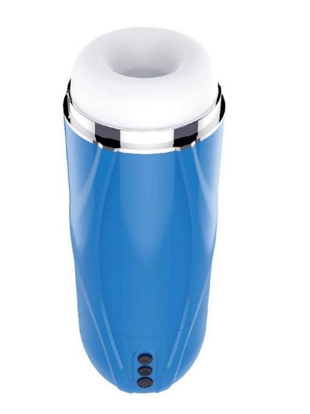 SUCKING MASTURBATOR RECHARGEABLE - BLUE