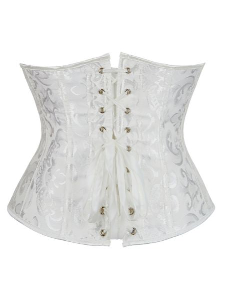 STRAPLESS LACE 14 PLASTIC BONES CORSET