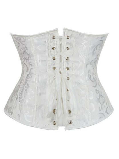 STRAPLESS LACE 14 PLASTIC BONES CORSET