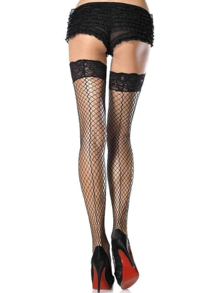 NET THIGH HIGH STOCKINGS