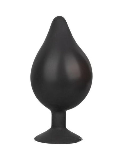 SILICONE INFLATABLE PLUG - BLACK