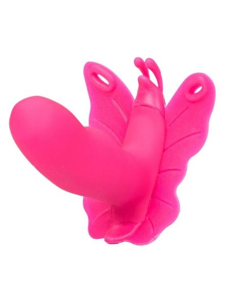 BUTTERFLY SILICONE REMOTE VENUS RECHARGEABLE WATERPROOF - PINK