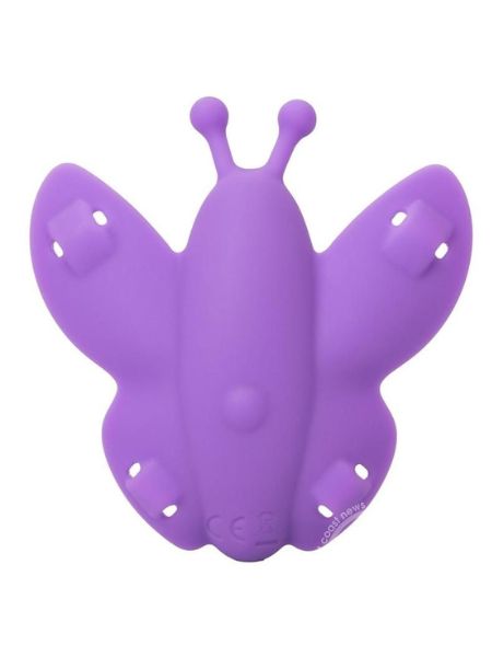 BUTTERFLY SILICONE REMOTE VENUS RECHARGEABLE WATERPROOF - PURPLE