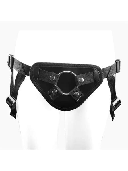 BLACK HARNESS WITH RING