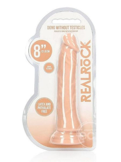 REALROCK SKIN REALISTIC DILDO WITHOUT BALLS 8 INCH