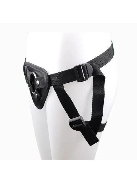 BLACK HARNESS WITH RING