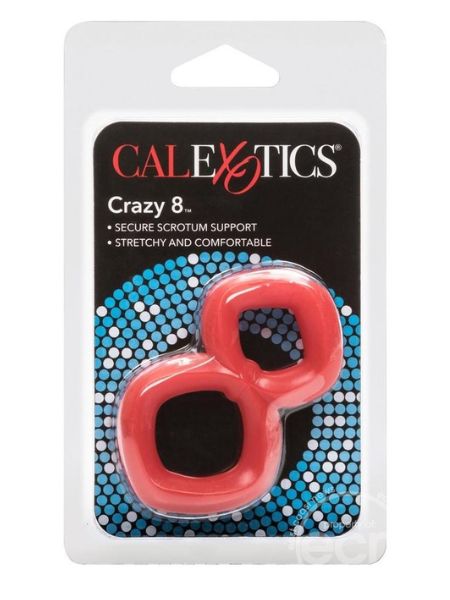 CRAZY 8 COCK RING - BLACK