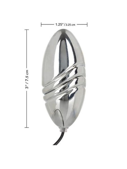 TURBO BULLET WITH REMOTE CONTROL EGG - SILVER