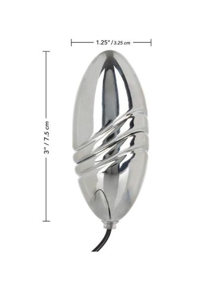 TURBO BULLET WITH REMOTE CONTROL EGG - SILVER