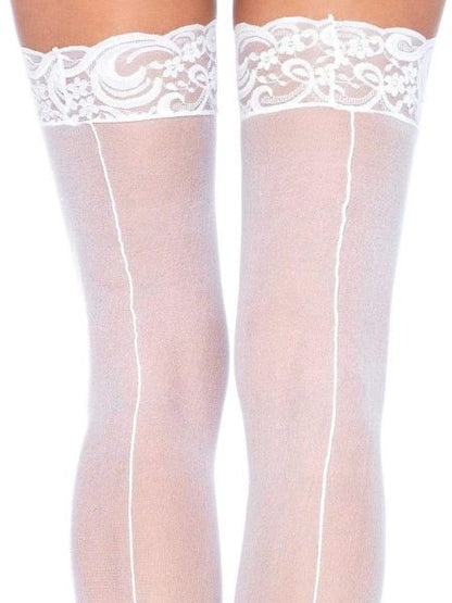 BACKSEAM SHEER THIGH HIGH STOCKINGS