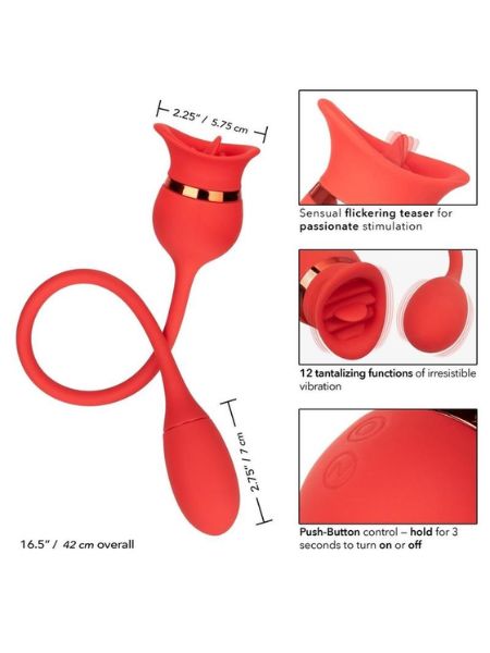 KISS CASANOVA CLIT STIMULATOR - RED