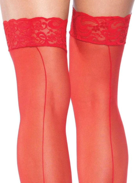 BACKSEAM SHEER THIGH HIGH STOCKINGS