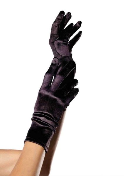 SATIN WRIST LENGTH COSTUME GLOVES