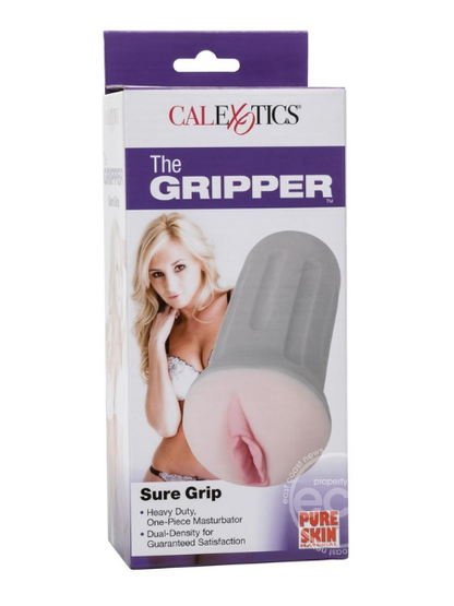 THE GRIPPER SURE GRIP DUAL DENSITY STROKER - PUSSY - VANILLA