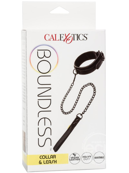 BOUNDLESS COLLAR & LEASH - BLACK