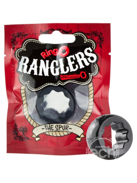 RINGO RANGLERS THE SPUR COCK RING - BLACK