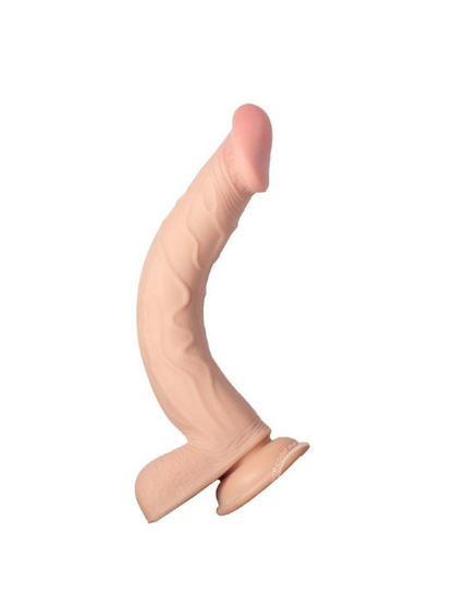 REALCOCKS DUAL LAYERED BENDABLE DILDO 10IN