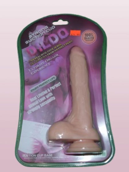 8 INCH THING - NON VIBE DILDO - VANILLA