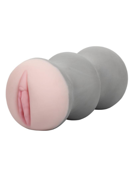 THE GRIPPER RIPPLE GRIP DUAL DENSITY STROKER - PUSSY - VANILLA