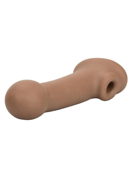 ULTIMATE EXTENDER PENIS SLEEVE 6.25IN - CHOCOLATE