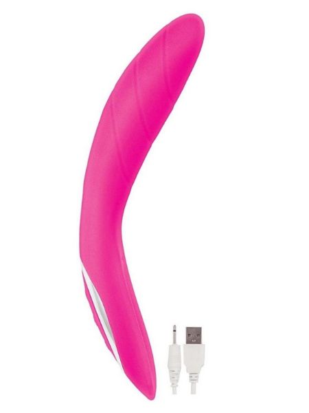 HEAT RECHARGEABLE SILICONE VIBRATOR - PINK