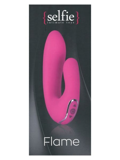 FLAME VIBRATOR RECHARGEABLE - PINK