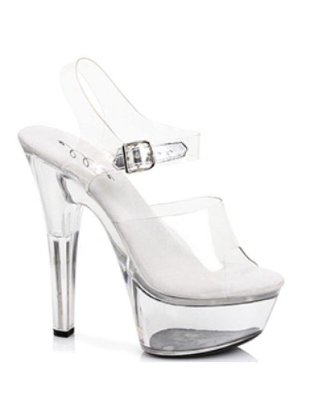 6" HIGH HEEL ANKLE STRAP SHOE