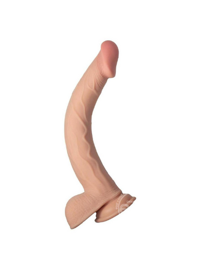 REALCOCKS DUAL LAYERED BENDABLE DILDO 11IN