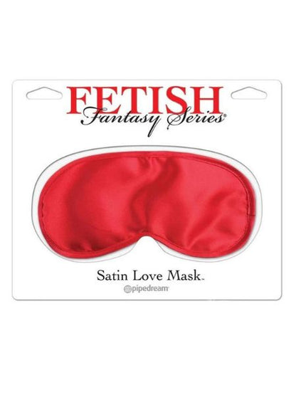 SATIN LOVE MASK RED